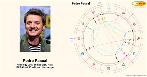 pedro pascal birth chart